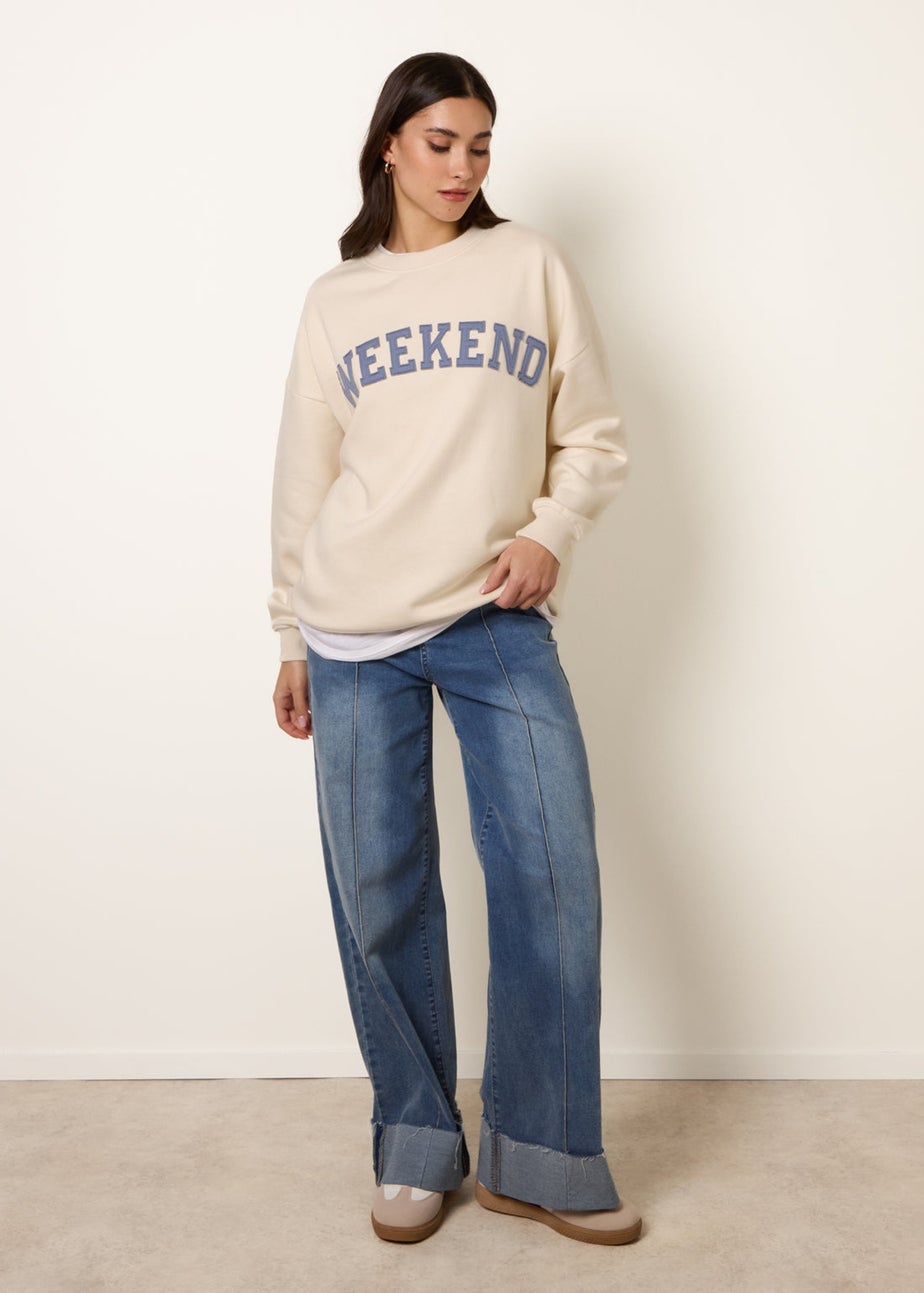 Blue Vanilla Ivory Weekend Sweatshirt