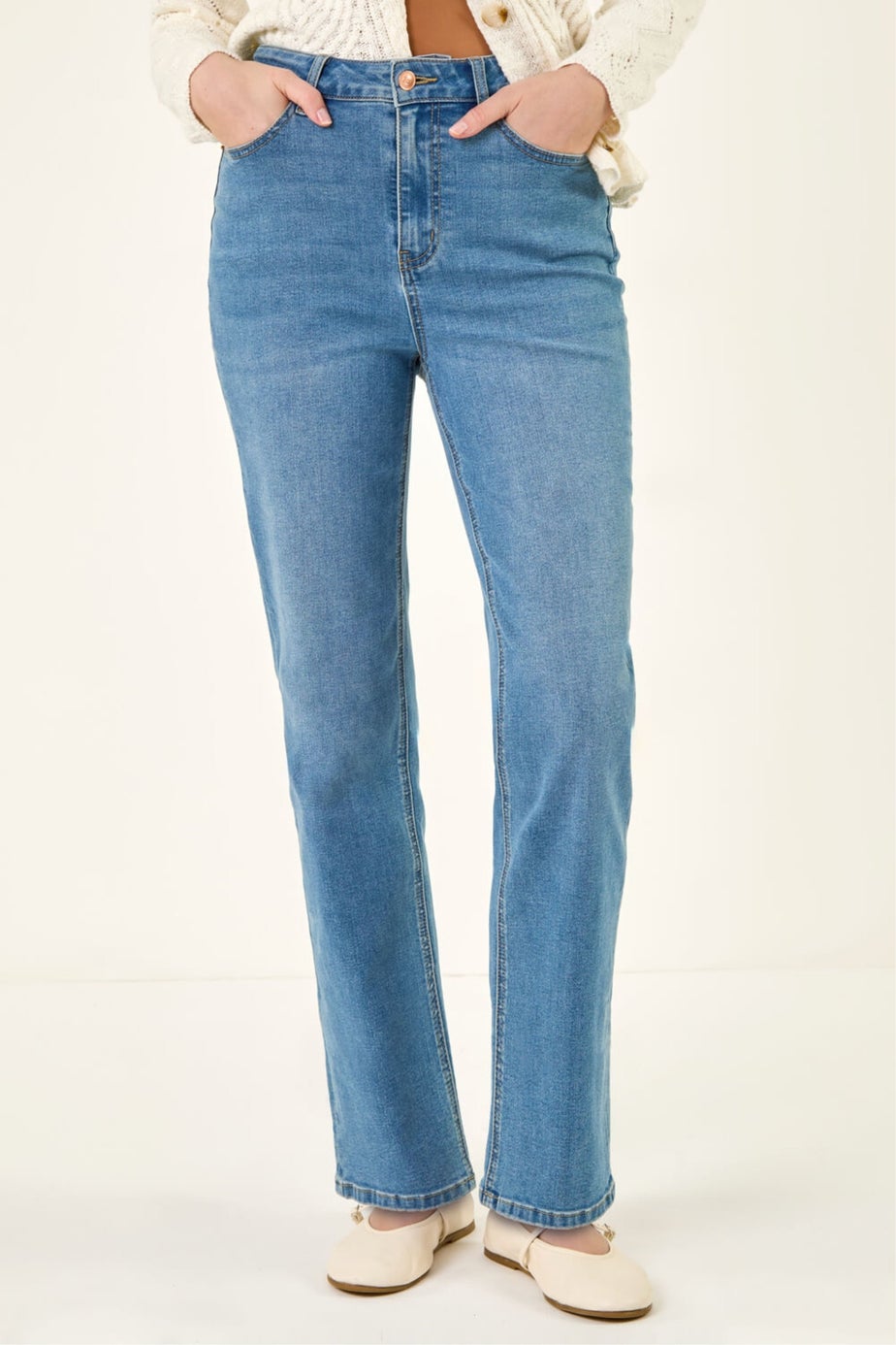 Roman Denim Straight Leg Stretch Jean