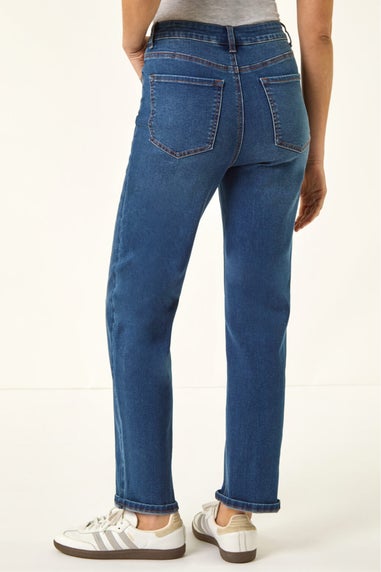 Roman Indigo Straight Leg Stretch Jean