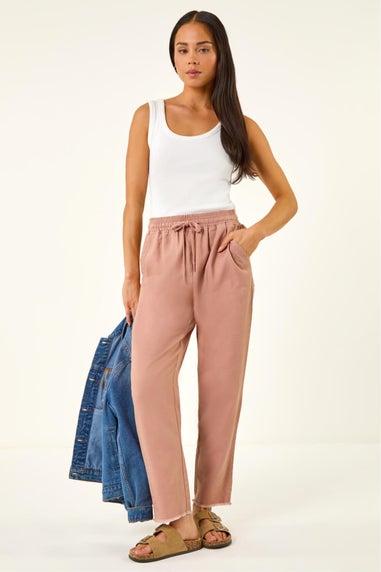 Roman Pink Petite Elasticated Waist Trouser