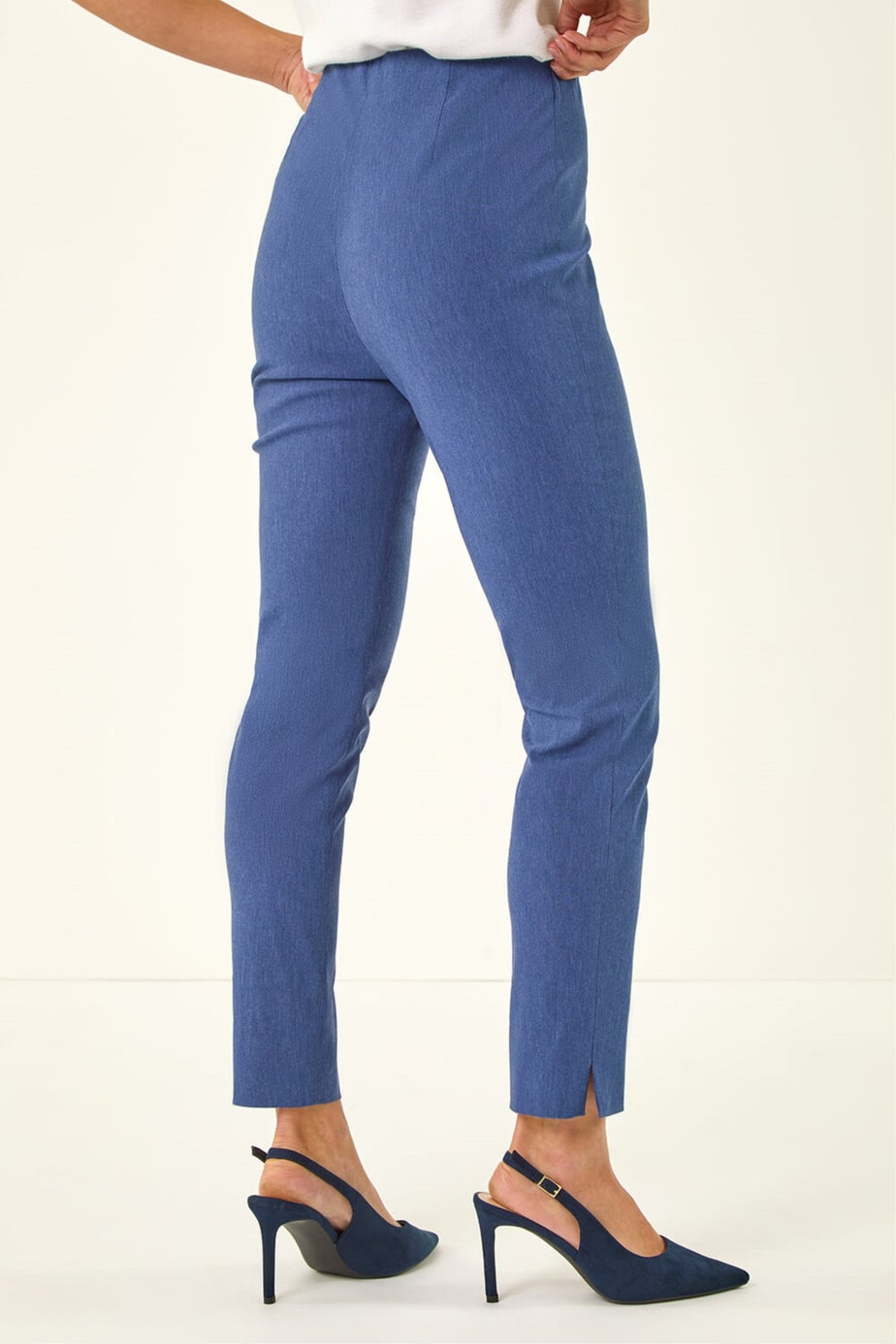 Roman Denim Petite Bengaline Stretch Trouser