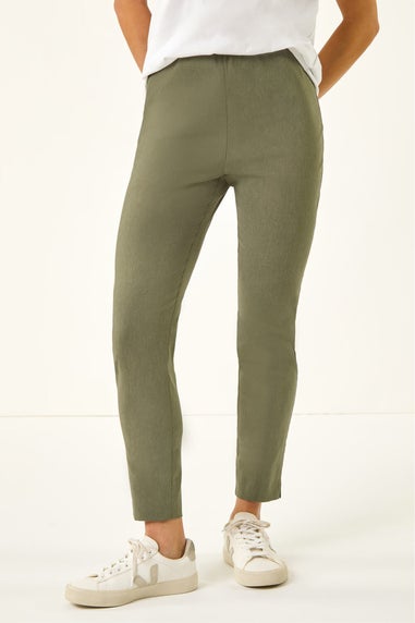 Roman Khaki Petite Bengaline Stretch Trouser