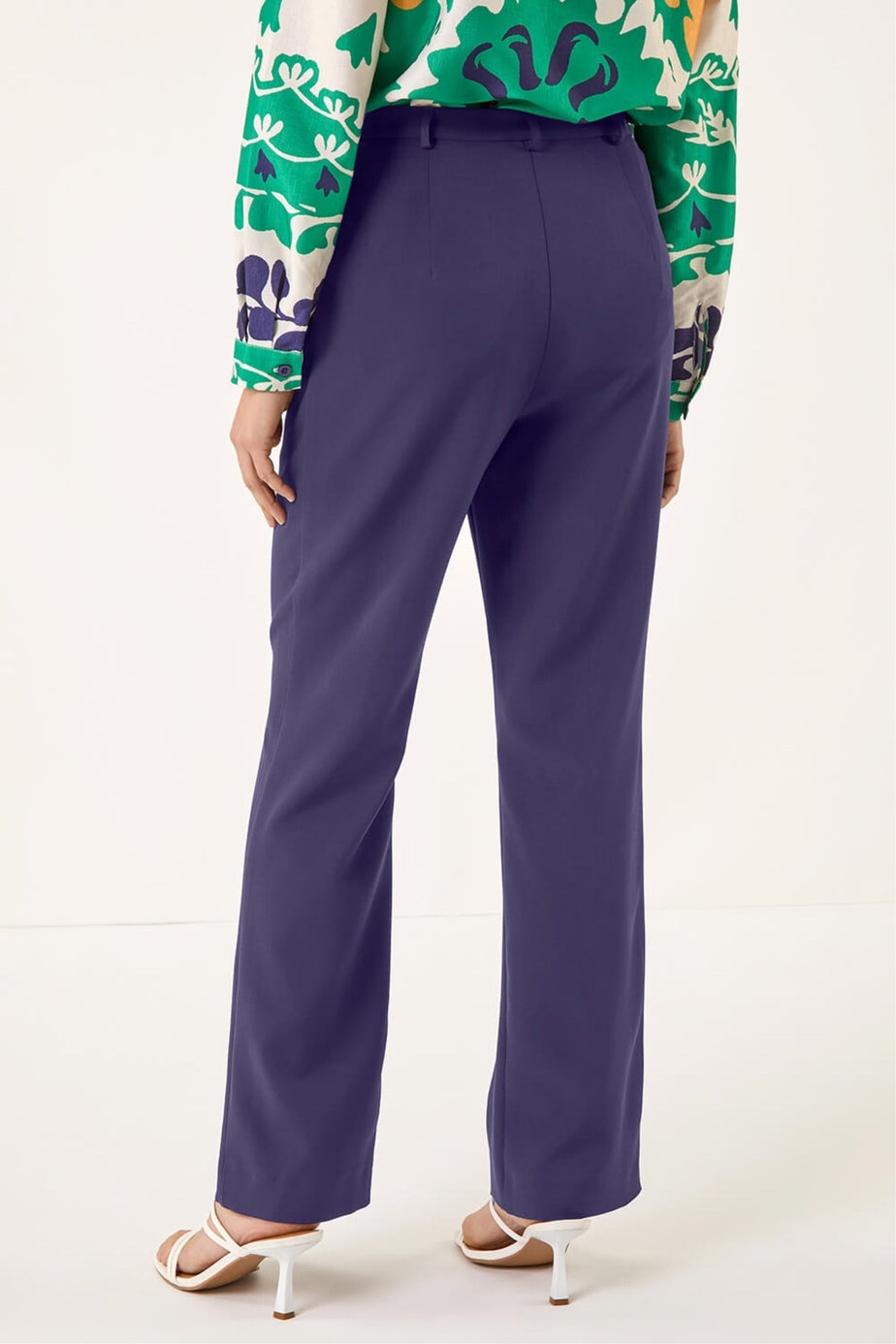 Roman Navy Stretch Bootleg Trouser
