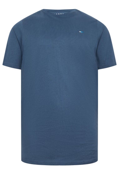 BadRhino Blue/Green/Purple/Grey/Navy Blue 5 Pack Extra Long T-Shirts