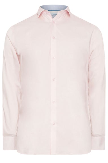 BadRhino Tailoring Pink Premium Stretch Long Sleeve Formal Shirt