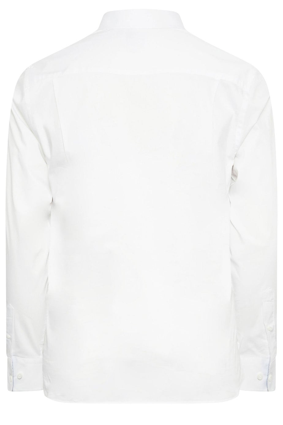 BadRhino Tailoring White Premium Stretch Long Sleeve Formal Shirt