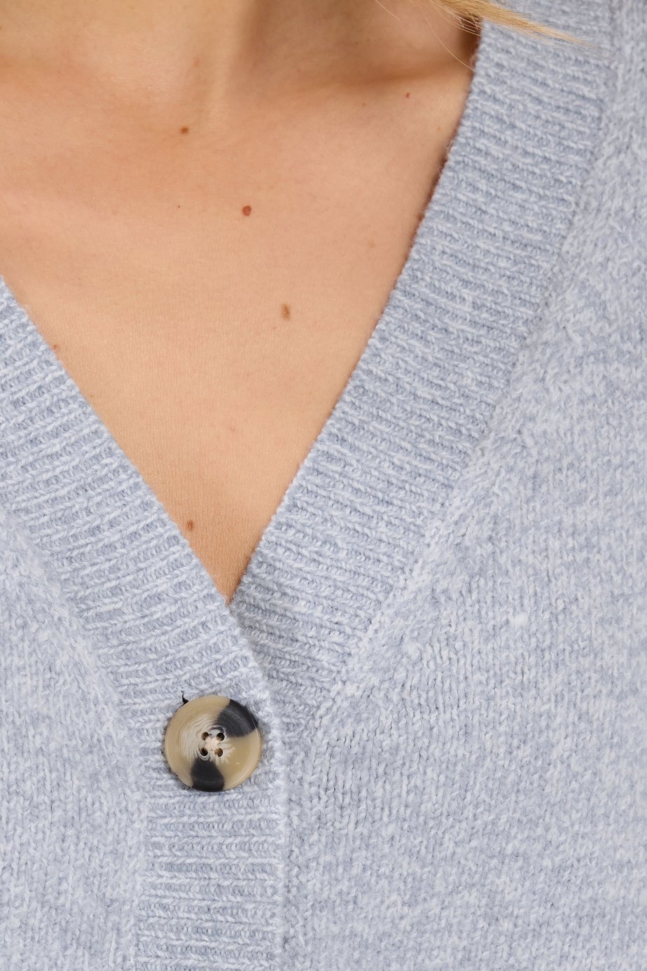 Long Tall Sally Blue Seam Detail Knitted Cardigan