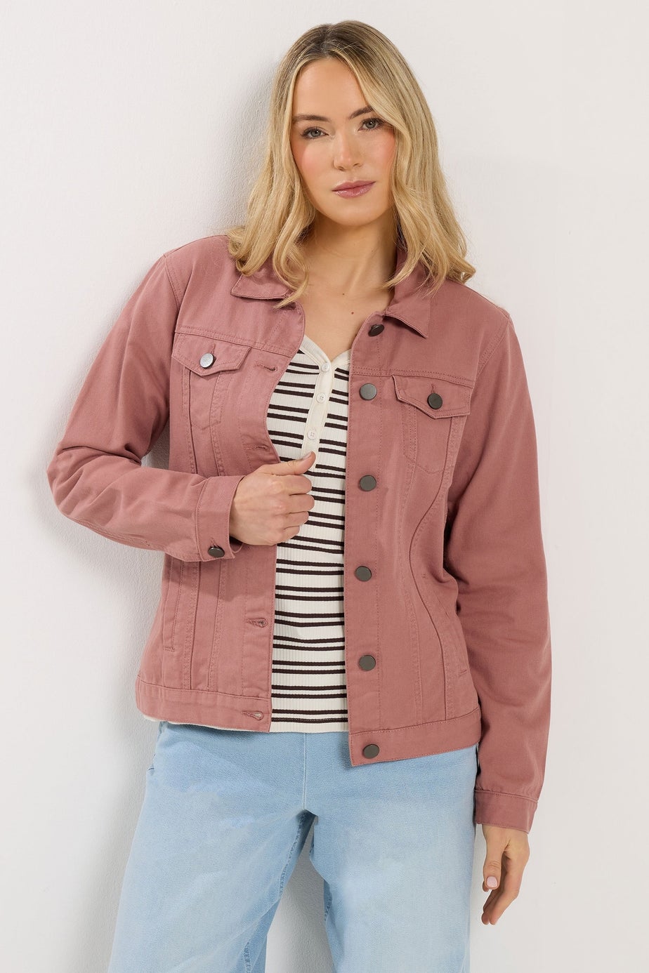 Long Tall Sally Pink Denim Jacket