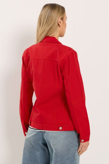 Long Tall Sally Red Denim Jacket