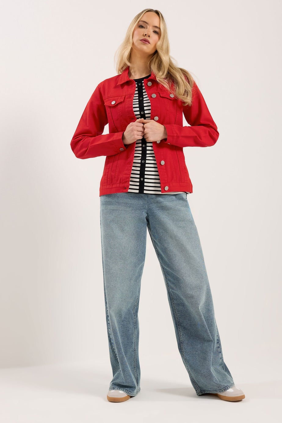 Long Tall Sally Red Denim Jacket