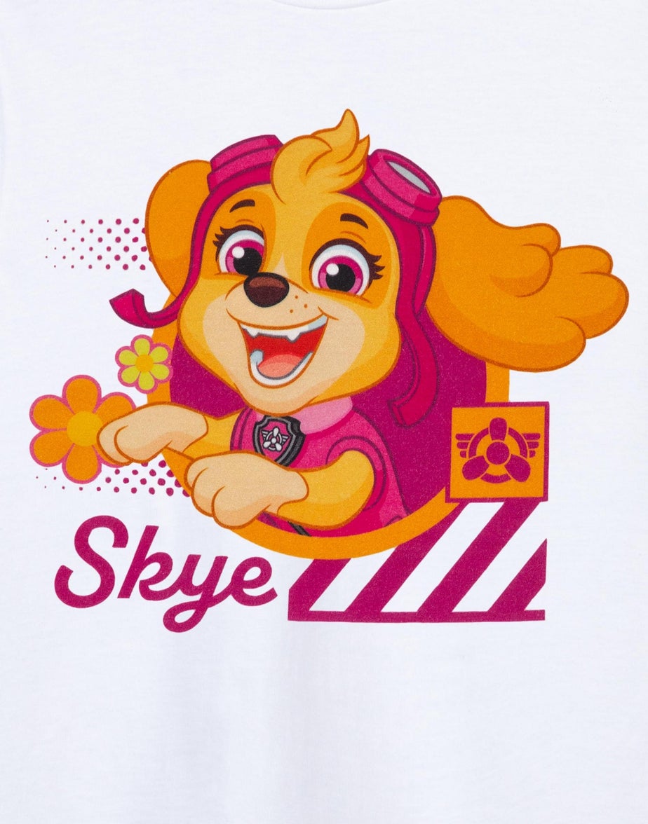Vanilla Underground Paw Patrol Kids Skye White T-Shirt