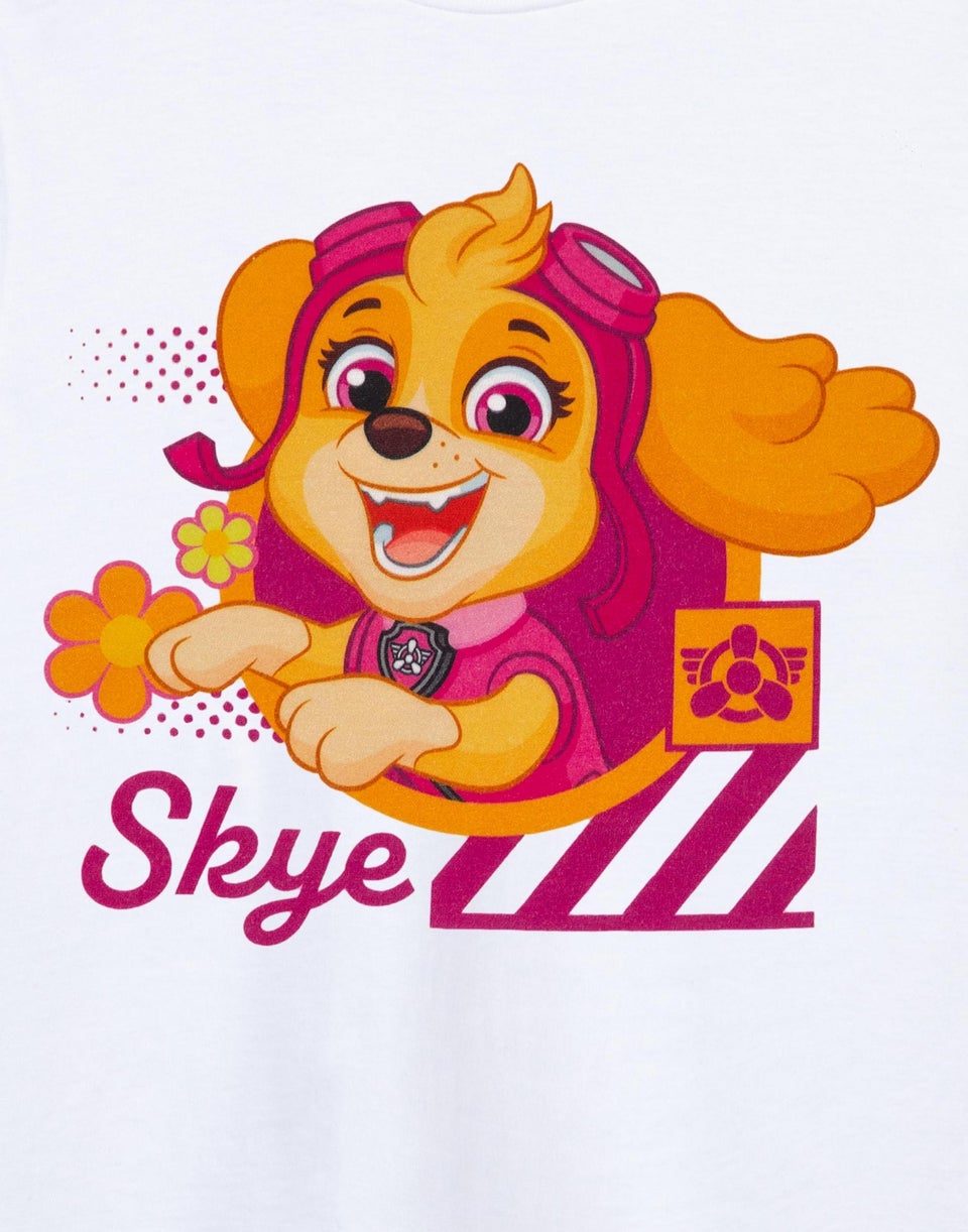 Vanilla Underground Paw Patrol Kids Skye White T-Shirt