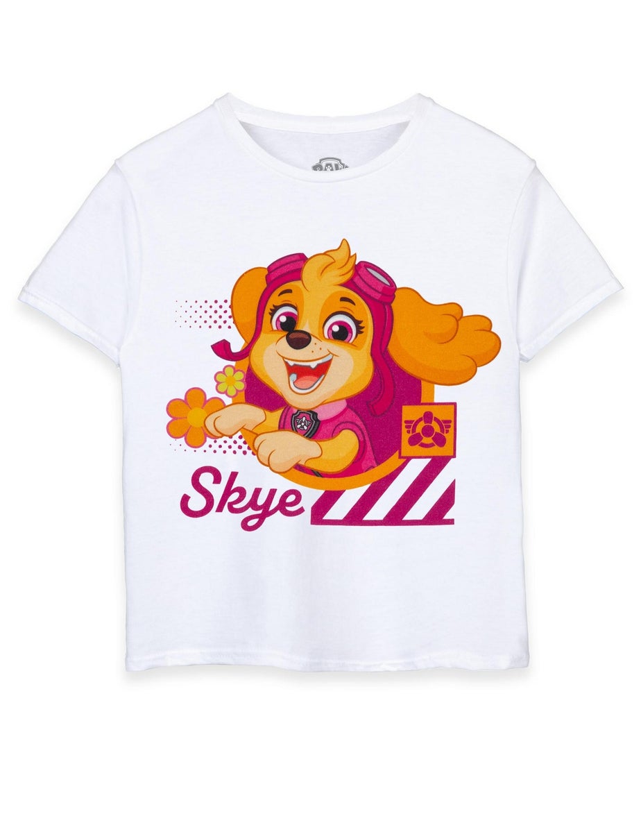 Vanilla Underground Paw Patrol Kids Skye White T-Shirt