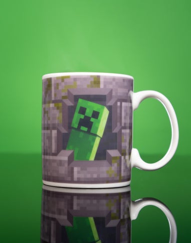 Vanilla Underground Minecraft Creeper Inside 11oz Heat Changing Mug