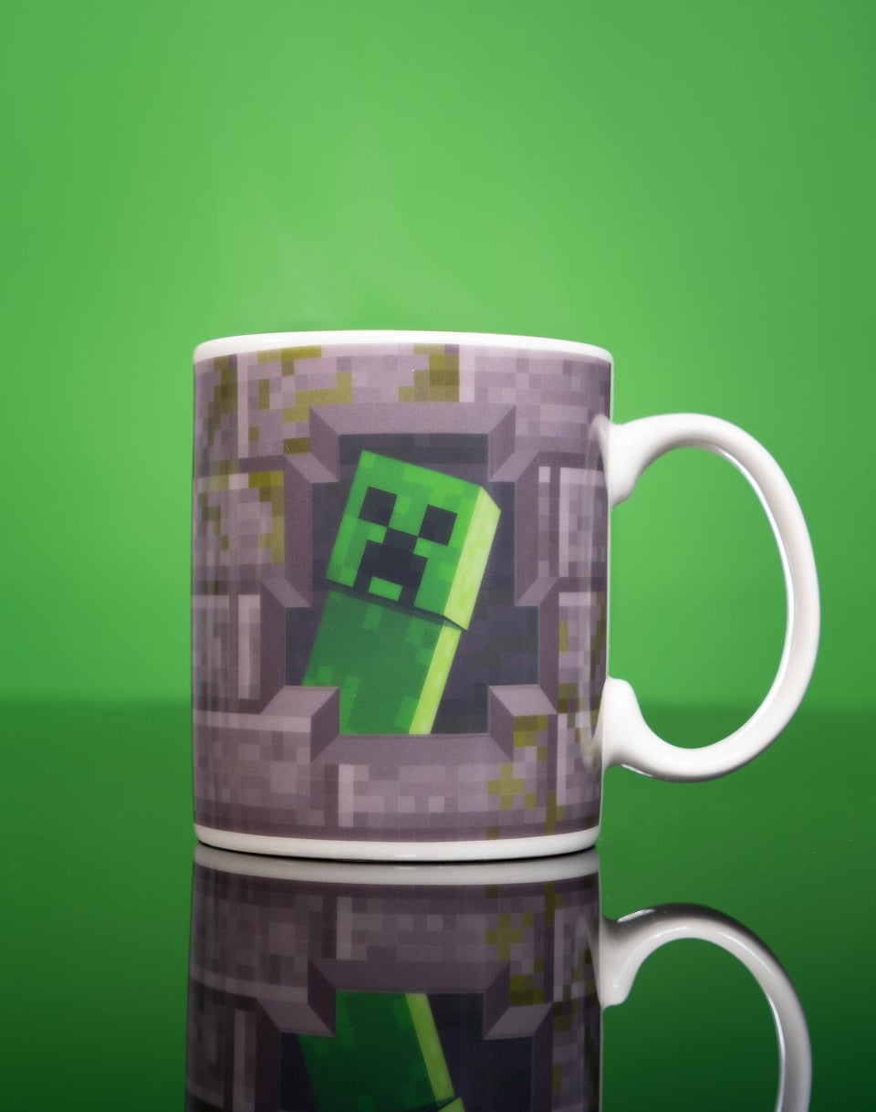 Vanilla Underground Minecraft Creeper Inside 11oz Heat Changing Mug