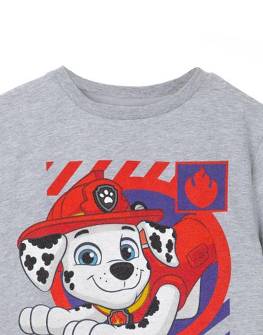 Vanilla Underground Paw Patrol Kids Marshall Grey Marl T-Shirt
