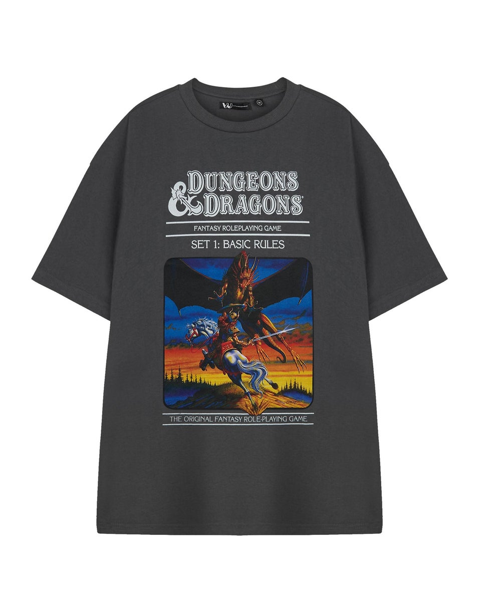 Vanilla Underground Dungeons & Dragons Adults The Original Grey T-Shirt