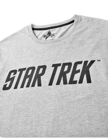 Vanilla Underground Star Trek Adults Logo Black PJs