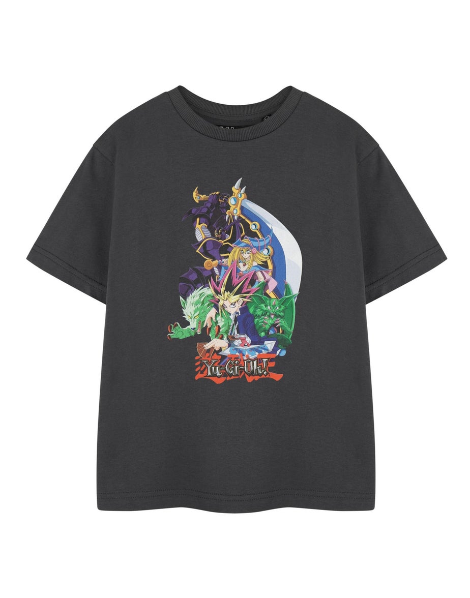 Vanilla Underground Yu Gi Oh Kids Multi Character Grey T-Shirt