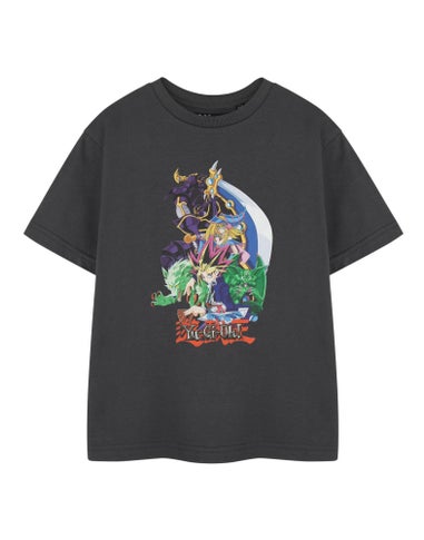 Vanilla Underground Yu Gi Oh Kids Multi Character Grey T-Shirt