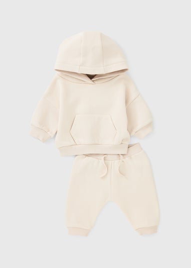 Baby Stone Hoodie & Jogging Bottoms Set (Newborn-23mths)