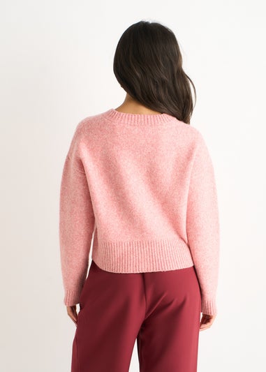 Gini London Pink Flex Long Sleeves Cardigan