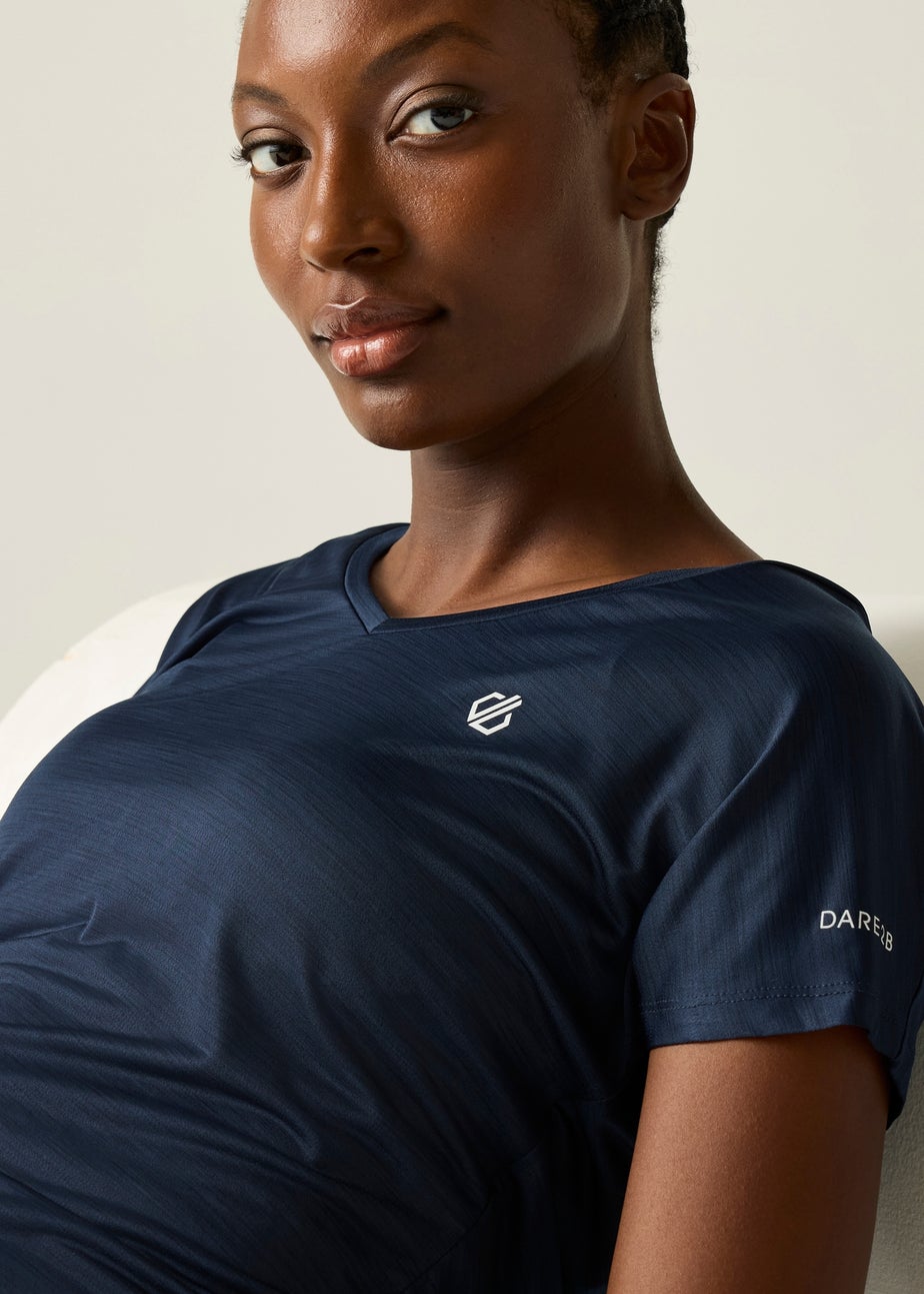 Dare 2b Navy Vigilant Quick Drying, Anti-Bacterial T-Shirt