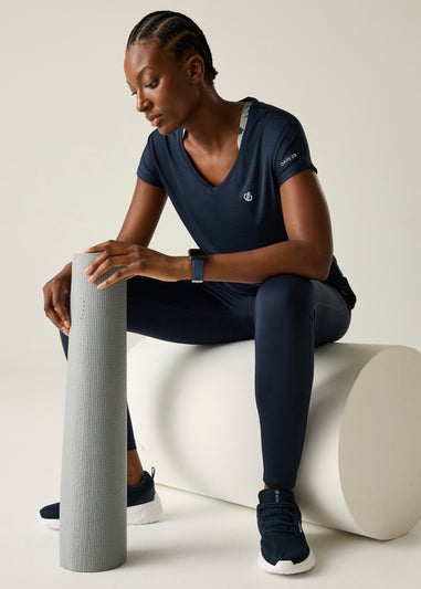 Dare 2b Navy Vigilant Quick Drying, Anti-Bacterial T-Shirt