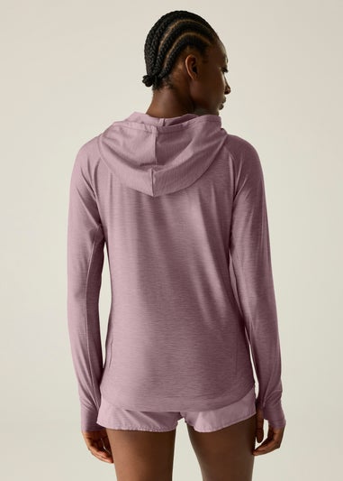 Dare 2b Dusky Orchid Sprint UV Protective, Reflective Hoodie