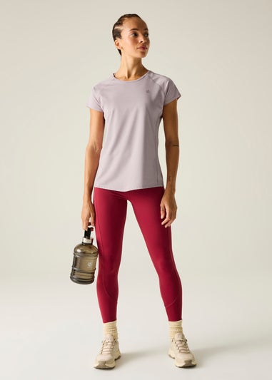 Dare 2b Mauve Shadow Corral Quick Drying, Reflective T-Shirt