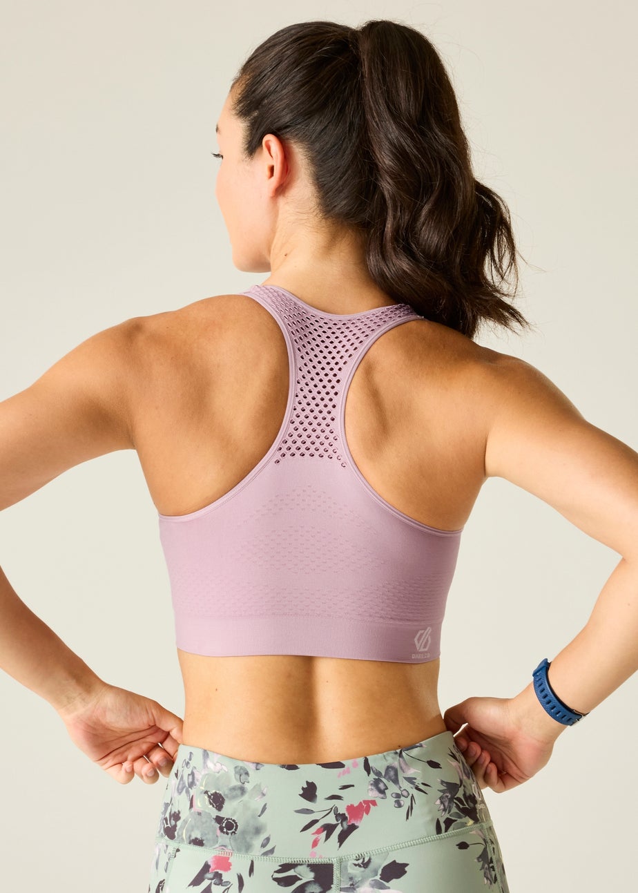Dare 2b Mauve Shadow Don’t Sweat It II Anti-Bacterial, Quick Drying Bra