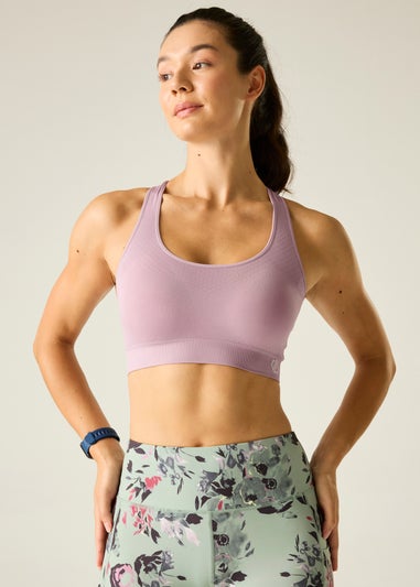 Dare 2b Mauve Shadow Don’t Sweat It II Anti-Bacterial, Quick Drying Bra