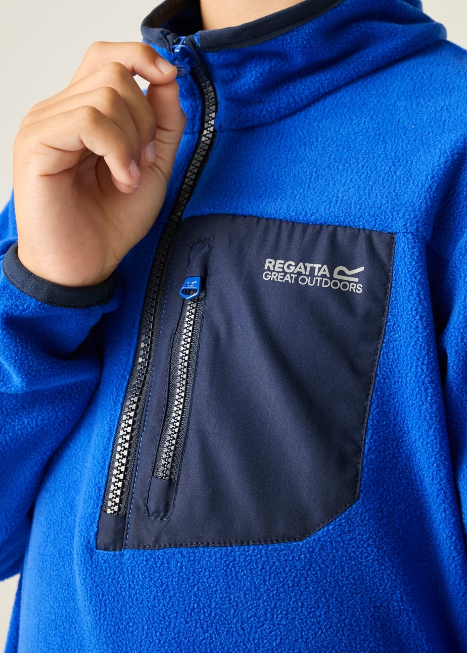 Regatta Olympian Blue Junior Frankie Half Zip Fleece (3-13 Years)