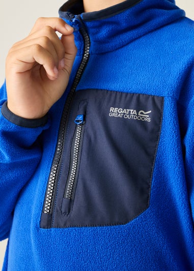 Regatta Olympian Blue Junior Frankie Half Zip Fleece (3-13 Years)