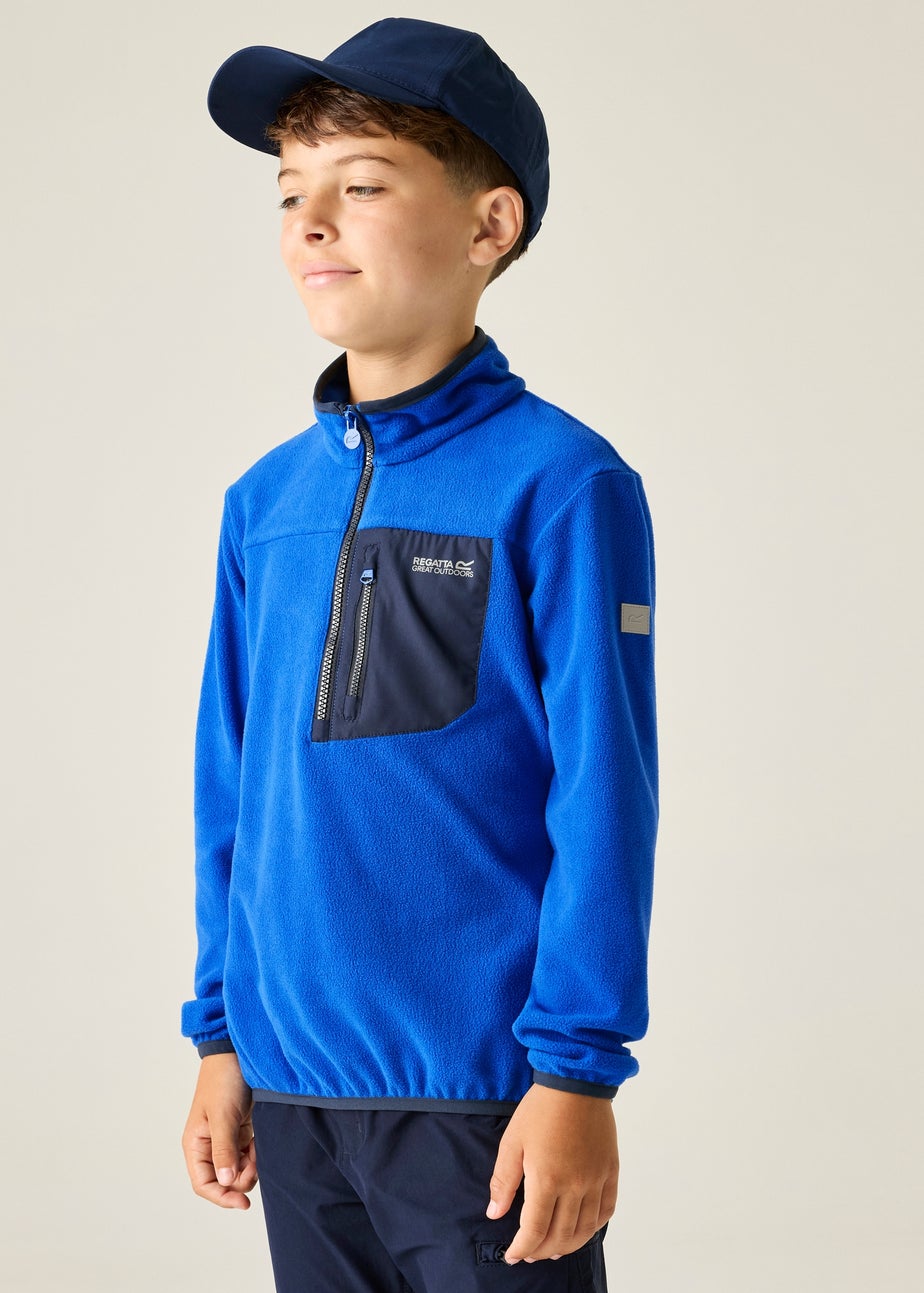 Regatta Olympian Blue Junior Frankie Half Zip Fleece (3-13 Years)