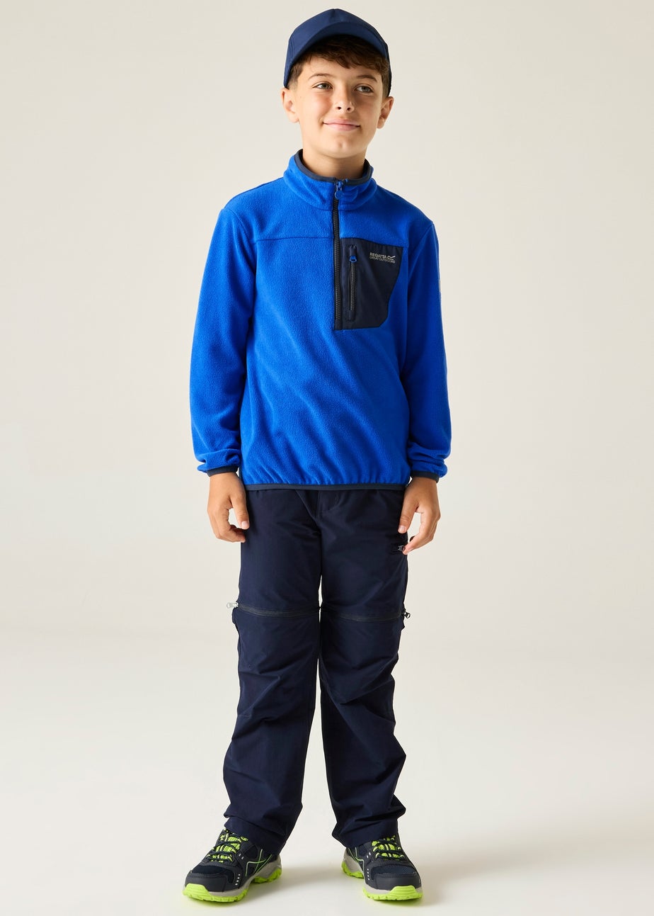 Regatta Olympian Blue Junior Frankie Half Zip Fleece (3-13 Years)