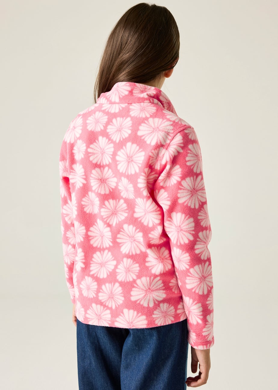 Regatta Pink Haze Petal Flower Hot Shot II Anti-Pill, Symmetry Fleece (3-13 Years)
