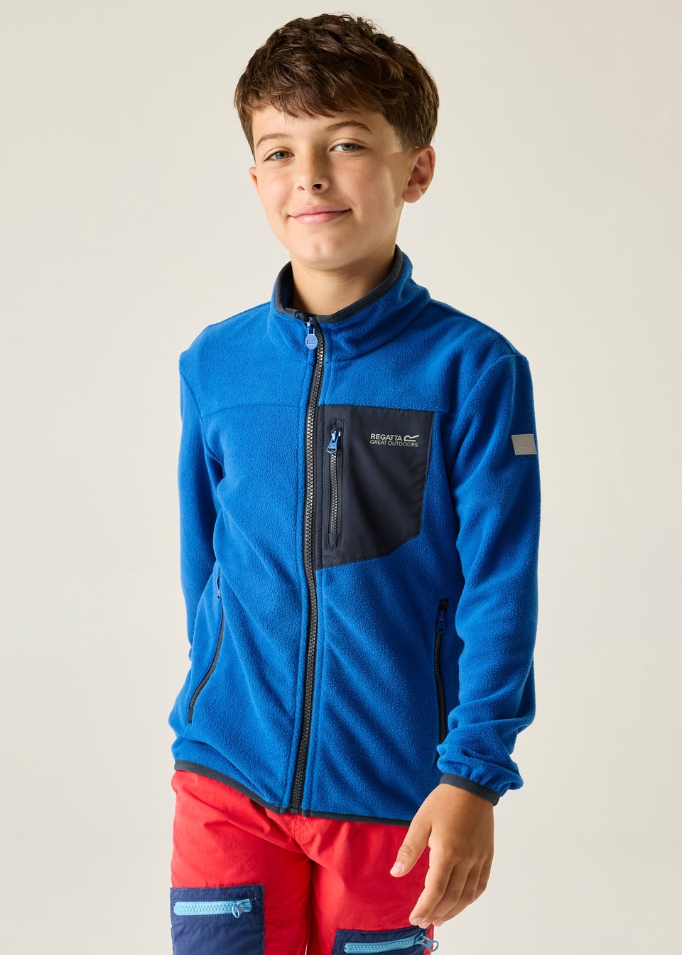 Regatta Olympian Blue Junior Frankie Full Zip Fleece (3-13 Years)
