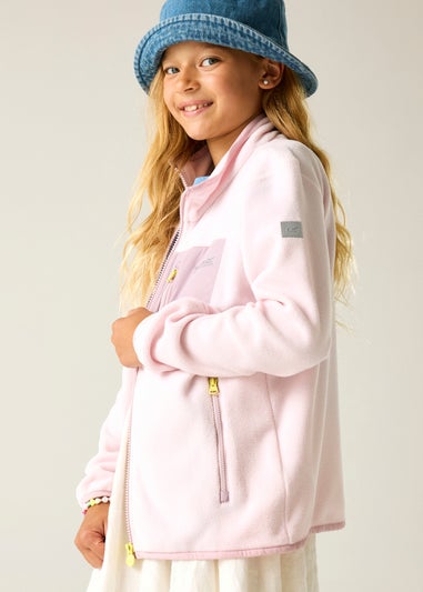 Regatta Haze Pink Junior Frankie Full Zip Fleece (3-13 Years)