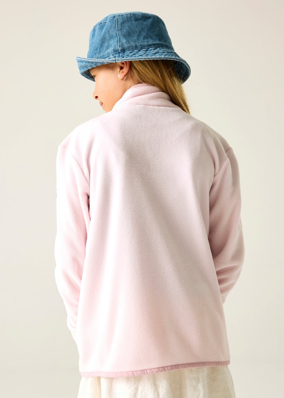Regatta Haze Pink Junior Frankie Full Zip Fleece (3-13 Years)