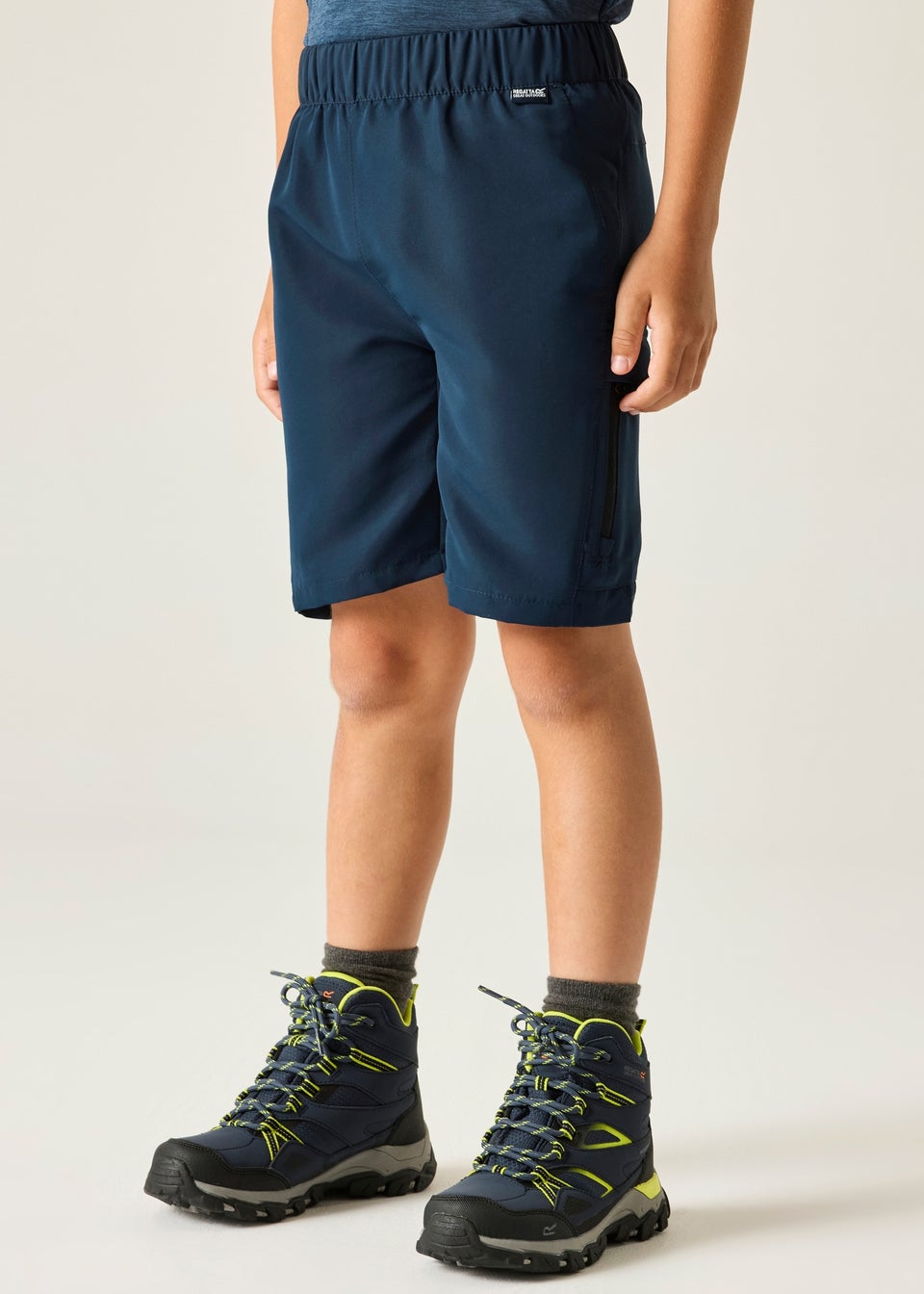 Regatta Navy Sorcer III Water-Repellent, UPF 50 Shorts (3-13 Years)
