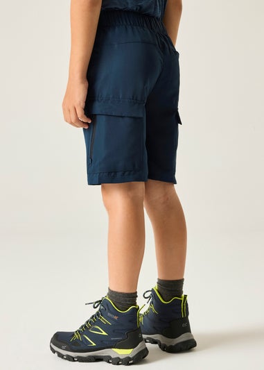Regatta Navy Sorcer III Water-Repellent, UPF 50 Shorts (3-13 Years)