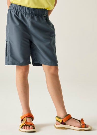 Regatta Dark Storm Sorcer III Water-Repellent, UPF 50 Shorts (3-13 Years)