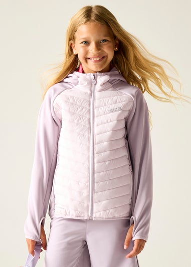 Regatta Powder Lilac Pink Haze Andreson Hybrid Lightweight Jacket (3-13 Years)