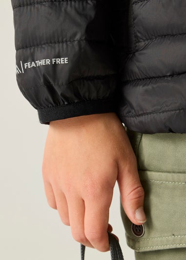 Regatta Black Hillpack Lightweight Jacket (3-13 Years)