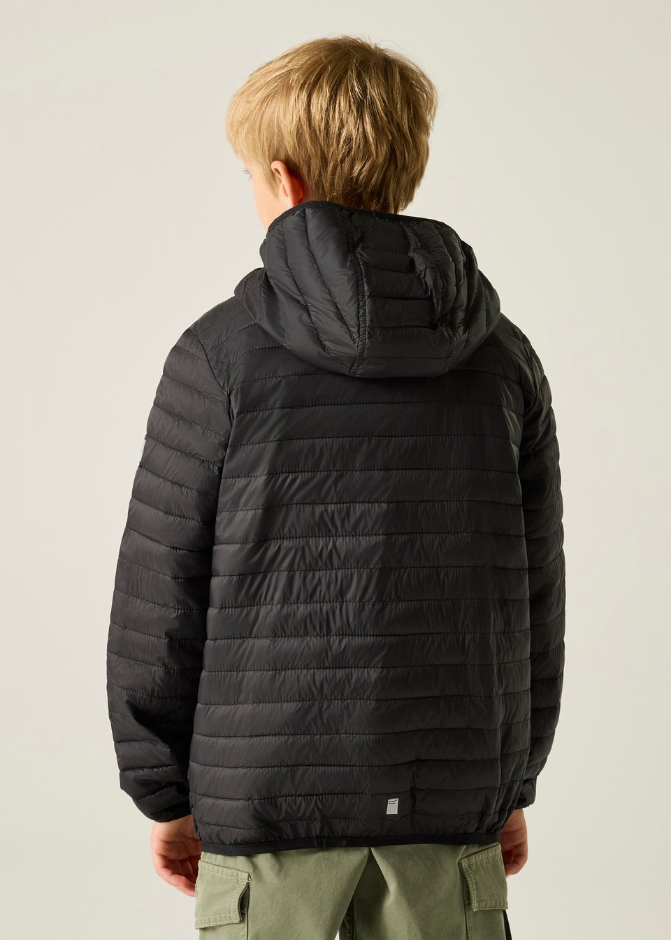 Regatta Black Hillpack Lightweight Jacket (3-13 Years)
