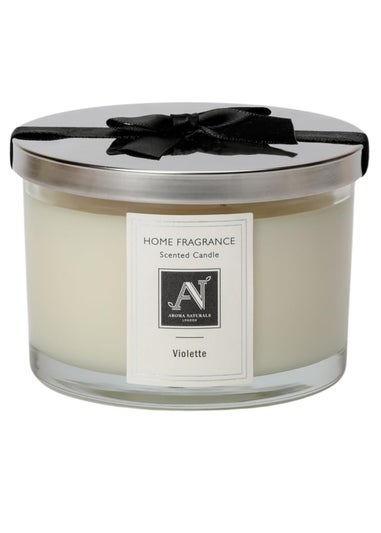Aroma Naturals London Scented Candle White The Minimalist luxe Range 292G