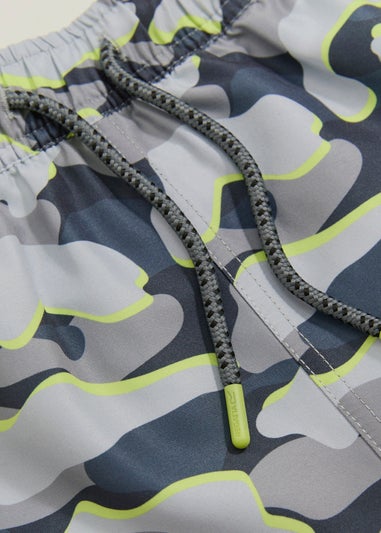 Regatta Dark Storm Camo Skander Swim Shorts (3-13 Years)