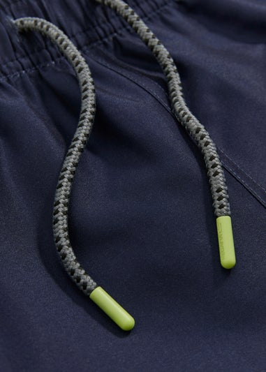 Regatta Navy Sharp Green Skander Swim Shorts (3-13 Years)