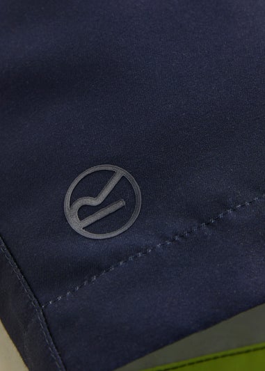 Regatta Navy Sharp Green Skander Swim Shorts (3-13 Years)